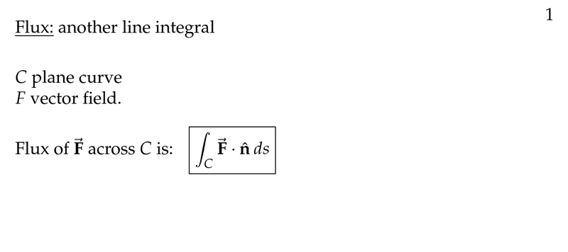 Figure 1: Flux presentation