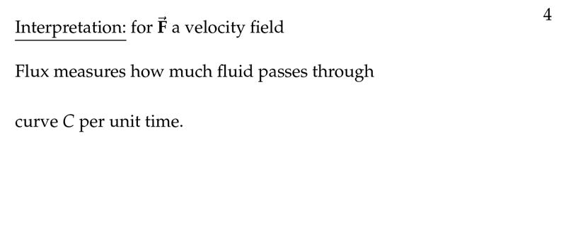 Figure 4: Intepretation of Flux