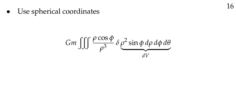 Figure 4: Use spherical coordinates