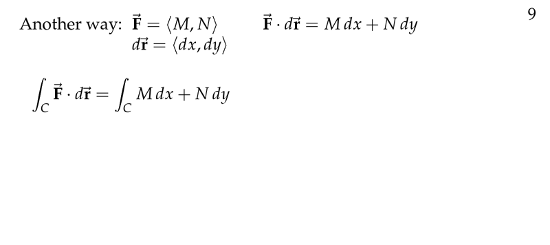 Figure 5: Another way of calculate line integrals