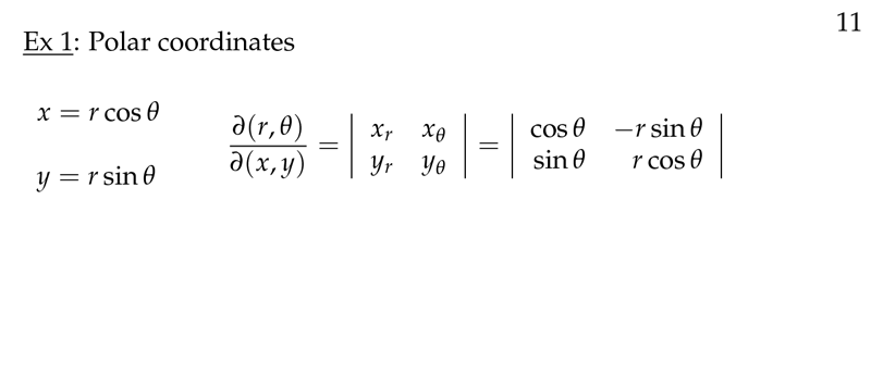 Figure 1: Polar coordinates