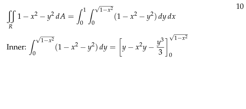 Figure 5: Inner function, more complex region