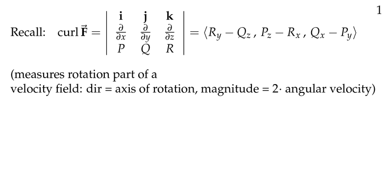 Figure 1: Recall \(\text{curl}\vb{F}\)