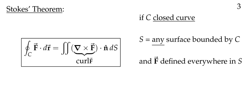 Figure 3: Stokes&rsquo; Theorem