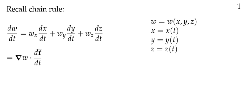 Figure 1: Recall chain rule