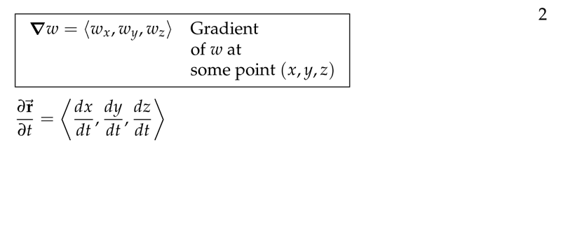 Figure 2: Definition of gradient