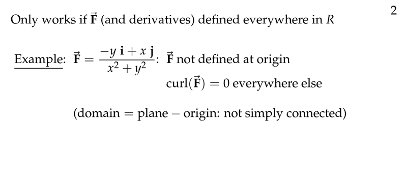 Figure 2: \(\vb{F}\) defined everywhere in \(R\)