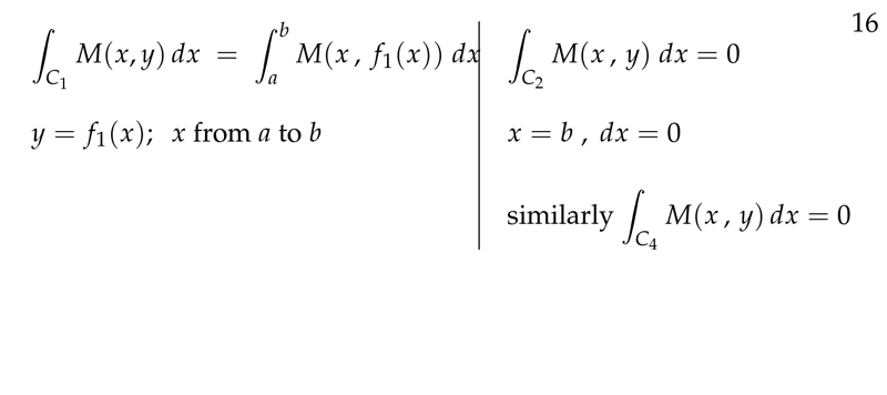 Figure 6: Line integrals