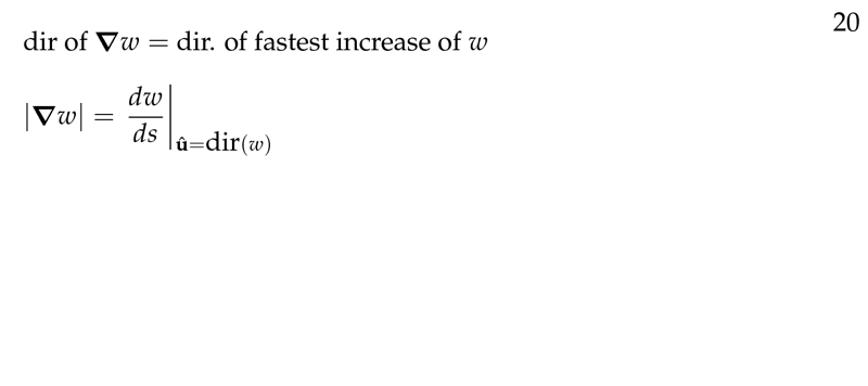 Figure 7: Fastest increase of \(w\)