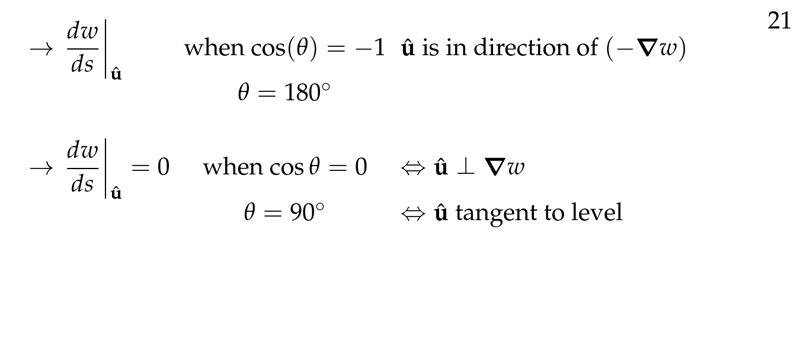 Figure 8: Minimal increase of \(w\) and no increase of w (level curve)