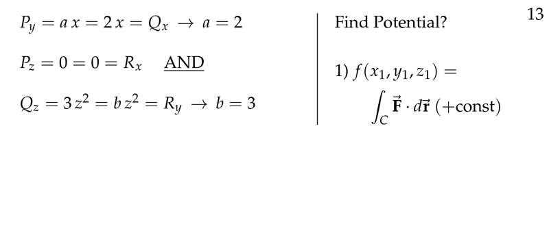 Figure 4: Find the Potential