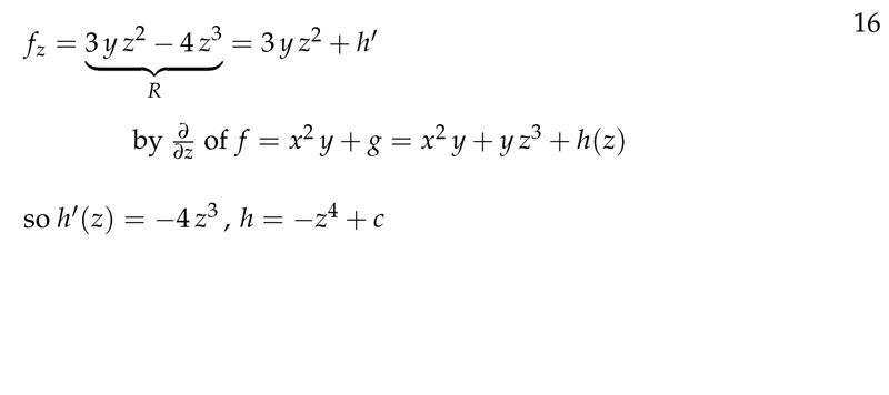 Figure 7: Antiderivative method II