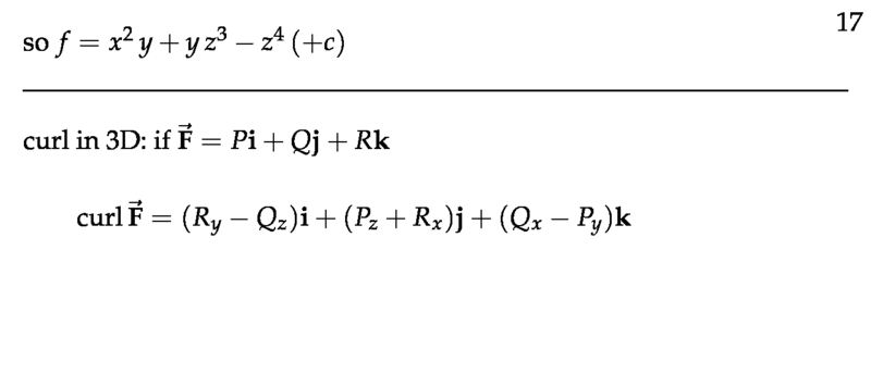 Figure 8: Antiderivative result