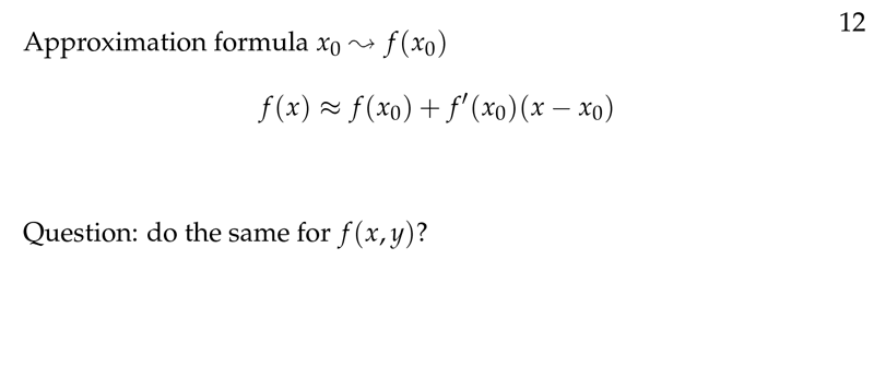 Figure 2: Approximation formula