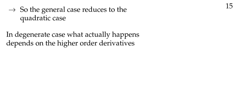 Figure 15: Conclusion of second derivative test