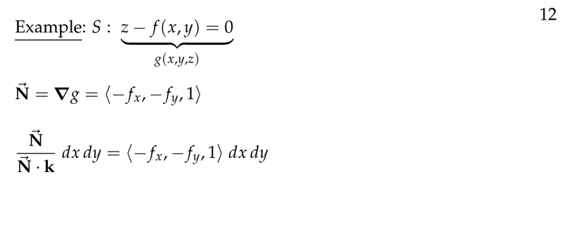 Figure 6: Example of generic surface