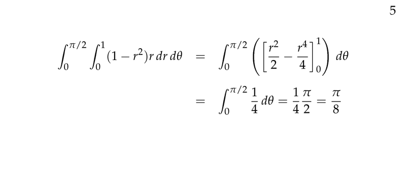 Figure 5: Evaluating the iterated integral