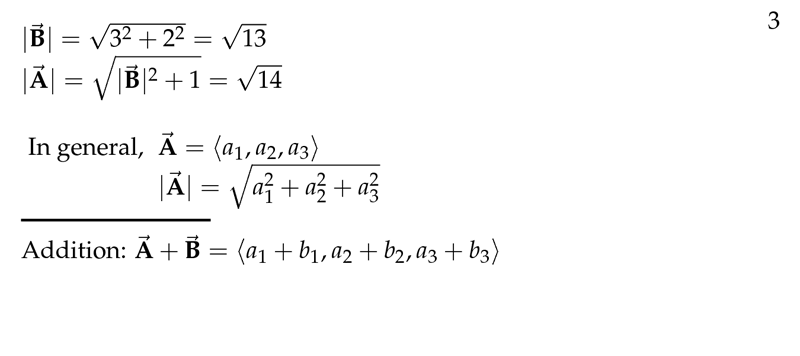 Figure 3: Modules and addition