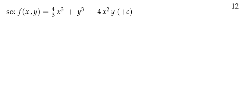 Figure 6: The potential function