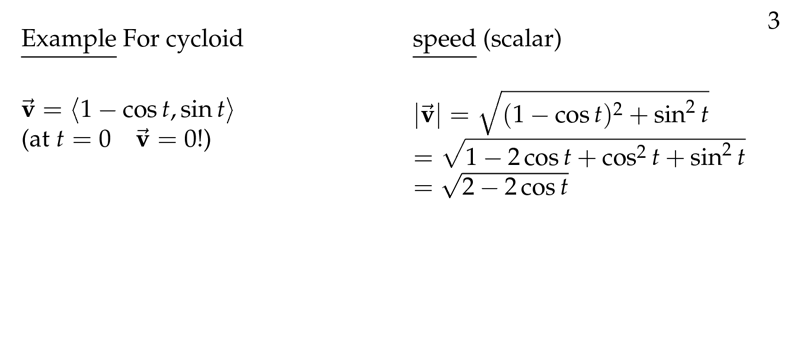 Figure 3: Calculating module of speed